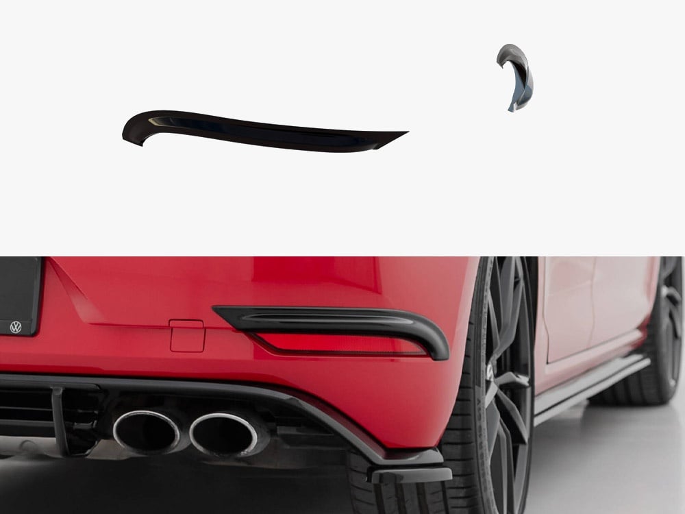 Rear Frame R70 Rear Frames For Lights VW Golf 7 R / R-Line Facelift - Maxton Design ...