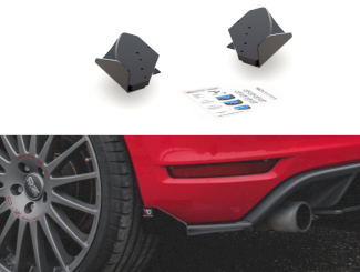 RACING DURABILITY REAR SIDE SPLITTERS (+FLAPS) VW GOLF GTI MK6 (2008-2012)
