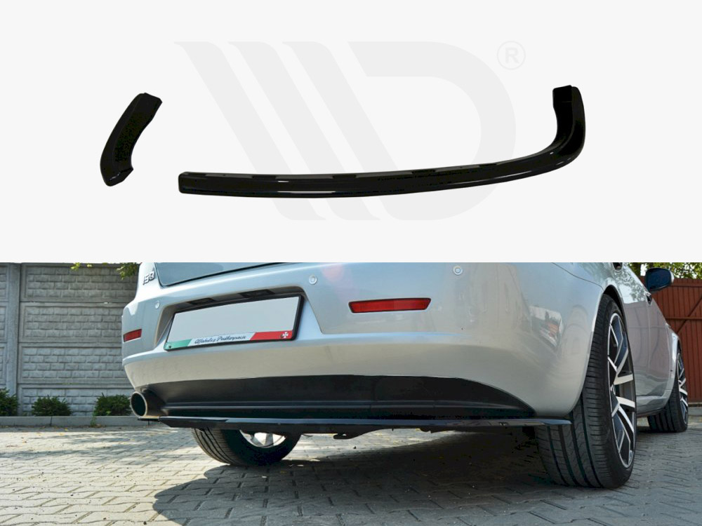 CENTRAL REAR SPLITTER ALFA ROMEO 159 (without vertical bars)