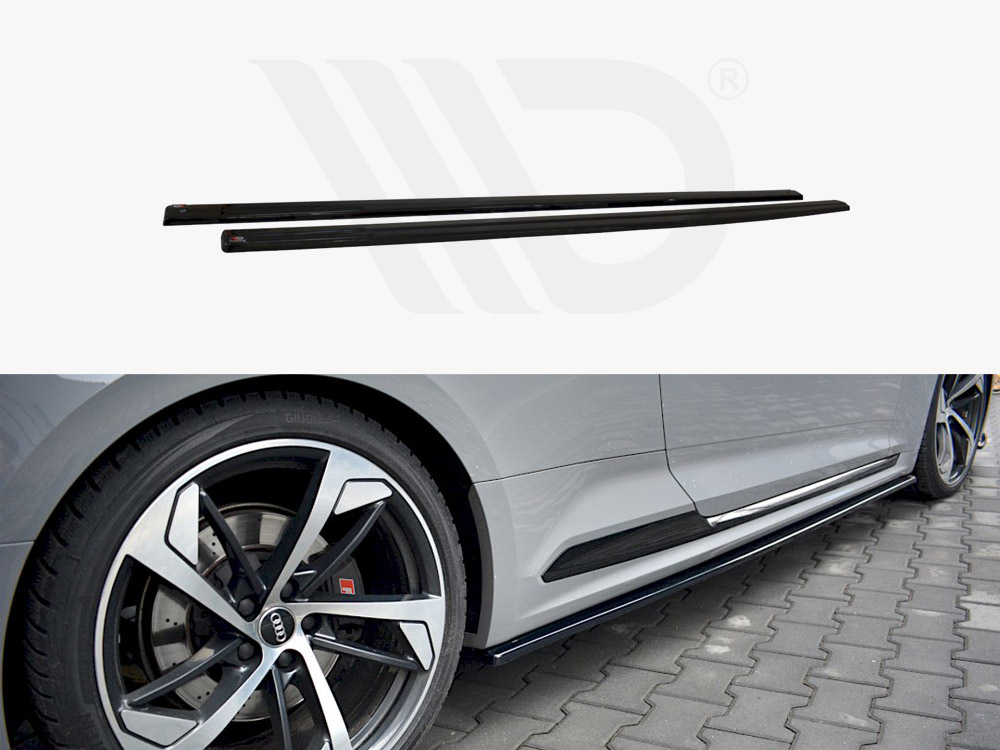 SIDE SKIRTS SPLITTERS AUDI RS5 COUPE MK2 (F5) (2017-UP)