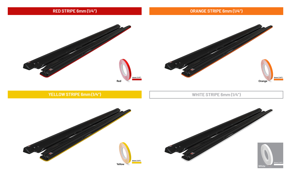 SIDE SKIRTS SPLITTERS/DIFFUSERS AUDI S3 8P / S3 8P FACELIFT / RS3 8P (2006-2013)
