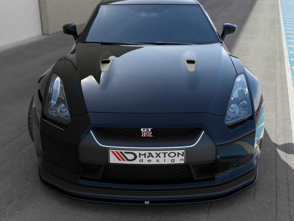Front Splitter V.2 Nissan GT-R Pre-Facelift Coupe (R35-SERIES) (2007 ...