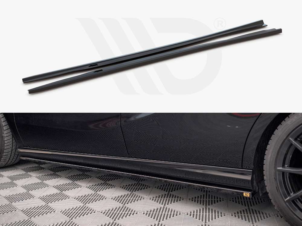 Lames De Pare-Chocs Arrière Latérales Maxton Design Pour Mercedes-Benz B Class W246 - Neuf