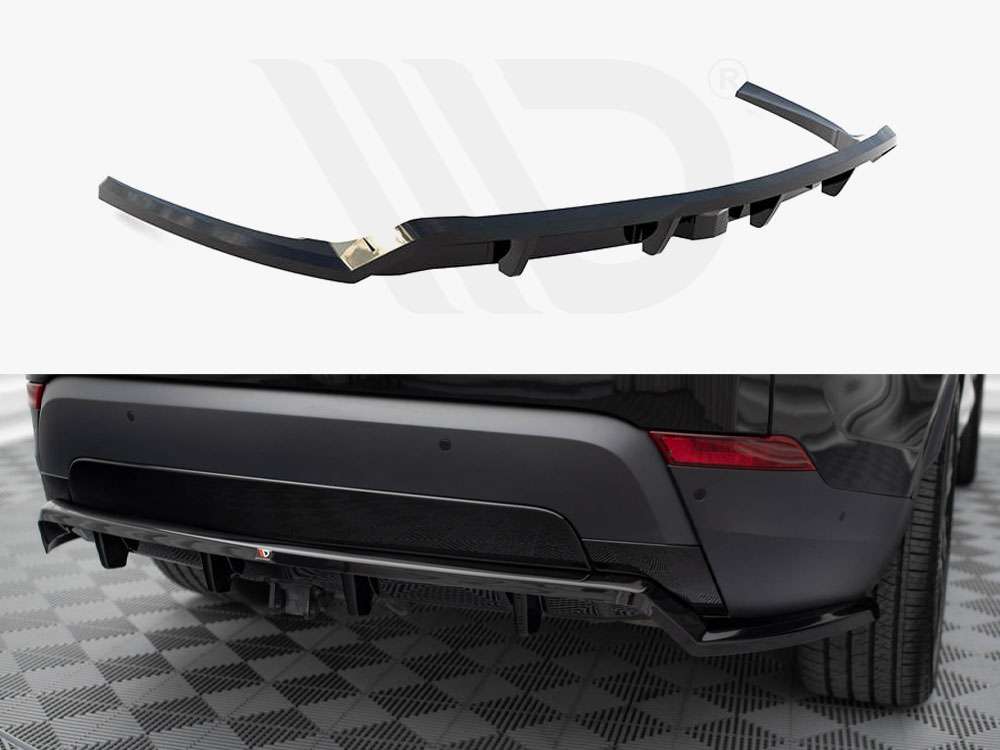 Maxton Design - Central Rear Splitter  With Vertical Bars  Land Rover Discovery Hse Mk3 18936 1 1200x1200