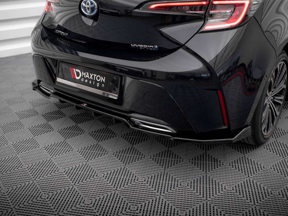 Rear Splitter (Vertical Bars) Toyota Corolla Hatchback Mk12 - Maxton ...